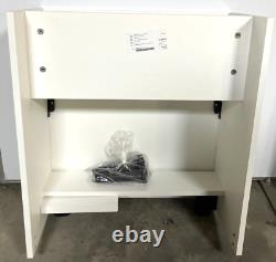 Toilet Vanity Unit Back to Wall 600mm Soft White Nabis Style C22424 (Auction 1)