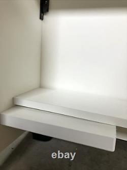 Toilet Vanity Unit Back to Wall 600mm Soft White Nabis Style C22424 (Auction 1)
