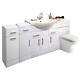 Vanity Basin Cabinet Back To Wall Toilet Unit Pan Cistern Cupboard 1900mm