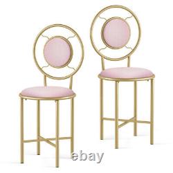 Vanity Stool Chair Gold Glam Dressing Room Make-up Padded Stool Bedroom Bathroom