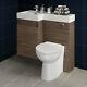 Vanity Unit Bathroom Basin Sink&toilet Back To Wall Storage Cabinet 906l 7