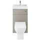 Vasari Vista Stone Grey Back To Wall Btw Unit Toilet 500mm Cistern Basin Sink