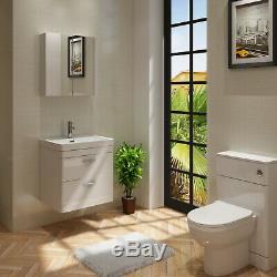 VeeBath Cyrenne Wall Hung Vanity Cabinet Back To Wall Toilet Furniture 1200mm