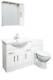 Veebath Linx Vanity Basin Cabinet Back To Wall Toilet Unit Pan Cistern 1450mm