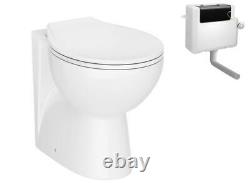 VeeBath Linx Vanity Basin Cabinet Back To Wall Toilet Unit Pan Cistern 2000mm