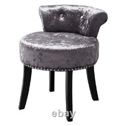 Velvet/Fabric Dressing Table Chair Vanity Stool Piano Stool Dining Chair Bedroom