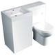 Venice Back To Wall Unit Gloss White