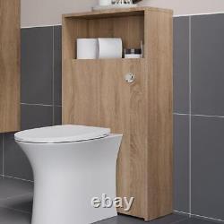 Vitusso Garda Wood Back to Wall Toilet Unit Only 600mm