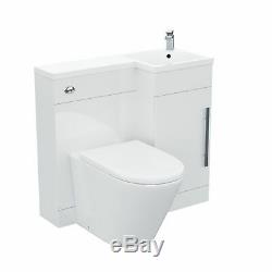 WC Unit Back To Wall Toilet Pan Vanity unit with Concealed Cistern Ellis