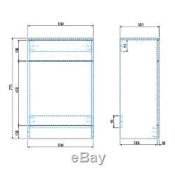 WC Unit Bathroom Vanity Back To Wall Square/Shape Toilet Free Concealed Cistern