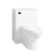 Wc Unit Bathroom Vanity Round/shape Btwtoilet With Seat + Cistern Black Flush