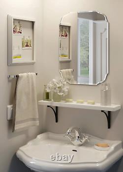 Wall Silver Backed Mirrored Glass Panel Best for Vanity, Bedroom, or Bathroom 1