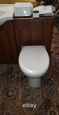 Walnut Vanity Unit, Sink, WC Unit, Pan and cistern Unused (RRP of £620 +VAT!)