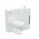 Welbourne 900 Mm Bathroom White Rh Basin Sink Vanity Unit Wc Back To Wall Toilet