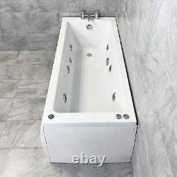 Whirlpool Bath Suite Inc FREE White Light Siera Bath, Taps & 1050mm Vanity Set