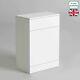 White Bathroom Back To Wall Not Flat Pack Wc Unit W550mm X D300mm