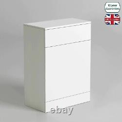 White Bathroom Back To Wall NOT FLAT PACK WC Unit W550mm x D300mm