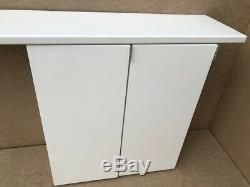 White Gloss Myplan Bathstore Vanity Cabinet Cupboard units Sets 600mm To 1800mm