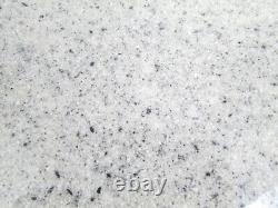 White Granite Bathroom Vanity Top Fits Kohler Spun Glass 17.5 Vessel Sinks