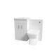 White Vanity Basin Cabinet, Wc Unit & Rimless Back To Wall Toilet