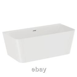 Wholesale Domestic Knox White 600mm Vanity and 1500mm Double Ended Back to Wall