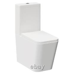 Wholesale Domestic Knox White 600mm Vanity and 1500mm Double Ended Back to Wall