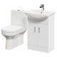 Wholesale Domestic Neiva Gloss White 550mm 2 Door Vanity Unit And Closed Back To