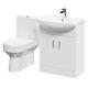 Wholesale Domestic Neiva Gloss White 650mm 2 Door Vanity Unit And Closed Back To