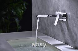 ZUKKI Copper Single-Handle Bathroom Fixtures Vanity Sink Faucet, Wall Mounted