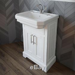 1100mm Berkeley Traditionnel Combiné Vanity Toilettes Unité Gris Foncé Retour À Wall