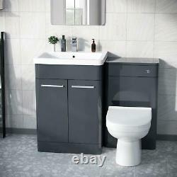 600mm Anarthrite Vanity Basin Cabinet Avec Wc Retour À L'unité De Toilette Murale Amie