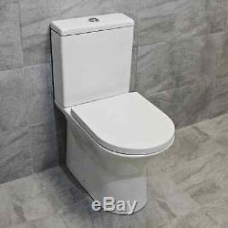 650mm Unité Vanity + Rimless Toilettes Option Bassin Évier Salle De Bains Suite Set + Tap