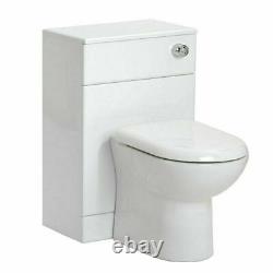950mm Vanity Basin Sink Unit Cabinet & Retour Au Mur Wc Unit Pan & Cistern