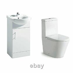 Blanc Vestiaire Suite De Salle De Bains Et Toilettes Vanity Unité Pour Petite Salle De Bains