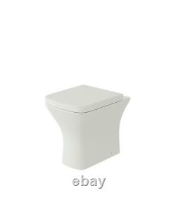 Ceti Grey Vanity Cabinet Wc Unité Toilette Pan Entreposage Meubles 1300mm