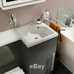 Collecteur De Bain Rh Blanc Bassin Évier Wc Lavabo Unité Retour Au Mur Toilettes 900mm
