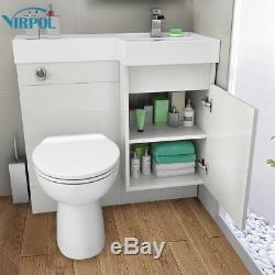 Combinaison De Bain Vanity Unit & Basin Retour Au Mur Toilettes 906r Collection Seulement