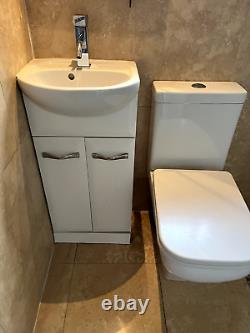 Double Cabine de douche sans cadre & Unité de lavabo de douche Évier Toilette Radiateur Ex Con