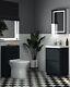 Ensemble Complet De Meubles De Salle De Bains Pack Led Bluet Cabinet, Vanity Wc & Basin En Solde