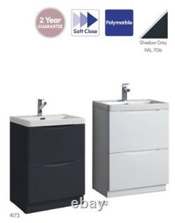 Ensemble complet de meubles de salle de bains Pack LED BlueT Cabinet, Vanity WC & BASIN EN SOLDE