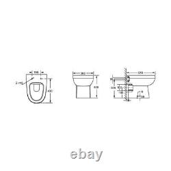 Ensemble de lavabo pour meuble de toilette, cuvette de toilette dos au mur, réservoir de chasse d'eau WC, ensemble de cuvette de toilette gris brillant