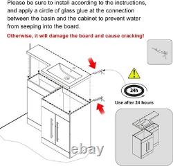 Ensemble de meuble sous lavabo blanc de 1100 mm avec vasque et toilette contre le mur à gauche