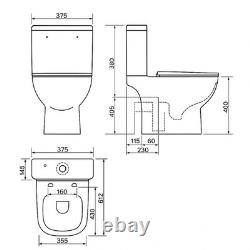 Ensemble de salle de bain Arko complet, baignoire douche, paroi, meuble noir, toilettes, robinetterie