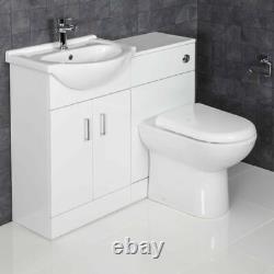 Essence Gloss D-shaped Toilettes & Bassin Vanity Blanc