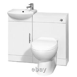 Gloss White Furniture Vestiaire Pack, Vanity Basin Cabinet, Wc Unité, Toilettes Pan