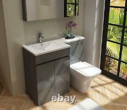 Lshaped Bathroom Furniture Suite Back To Wall Toilet, Basin & Sink
