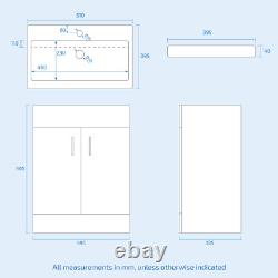 Meuble de lavabo gris mat Nes et unité de WC avec toilette sans rebord à poser contre le mur