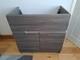 Meuble De Salle De Bain Autoportant Vermont Grey Avola 800mm
