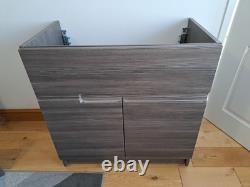 Meuble de salle de bain autoportant Vermont Grey Avola 800mm