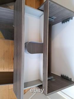 Meuble de salle de bain autoportant Vermont Grey Avola 800mm